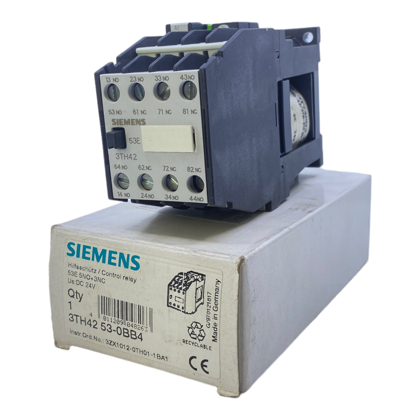 Siemens 3TH4253-0BB4 contactor 53E 5NO+3NC 24V DC 