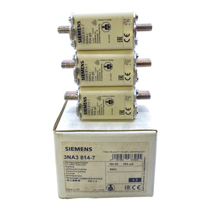 Siemens 3NA3814-7 NH fuse 500V AC 35A PU:3PCS 