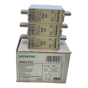 Siemens 5SE2363 NEOZED fuse link 63A 400V AC 250V DC PU: 8PCS 