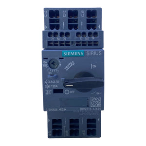 Siemens 3RV2011-1JA25 circuit breaker 690V AC 10A 3-pole 