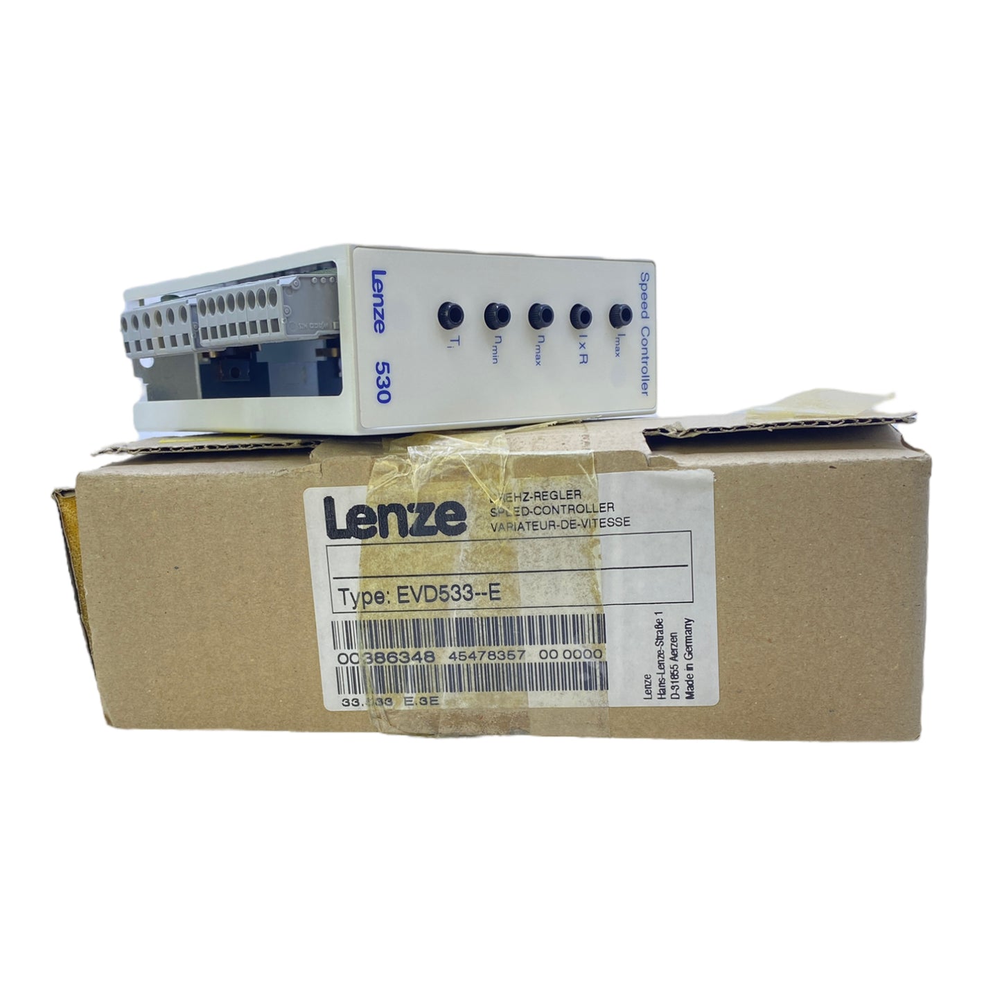 Lenze EVD533-E power converter series 530 230V 50/60Hz Output 1: DC 0-180V 4A