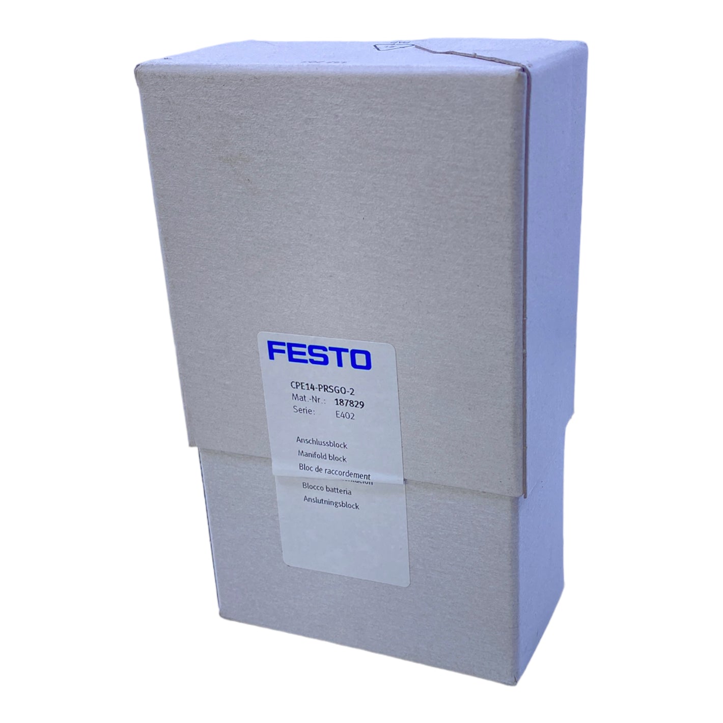 Festo CPE14-PRSGO-2 connection block 187829 connection block 