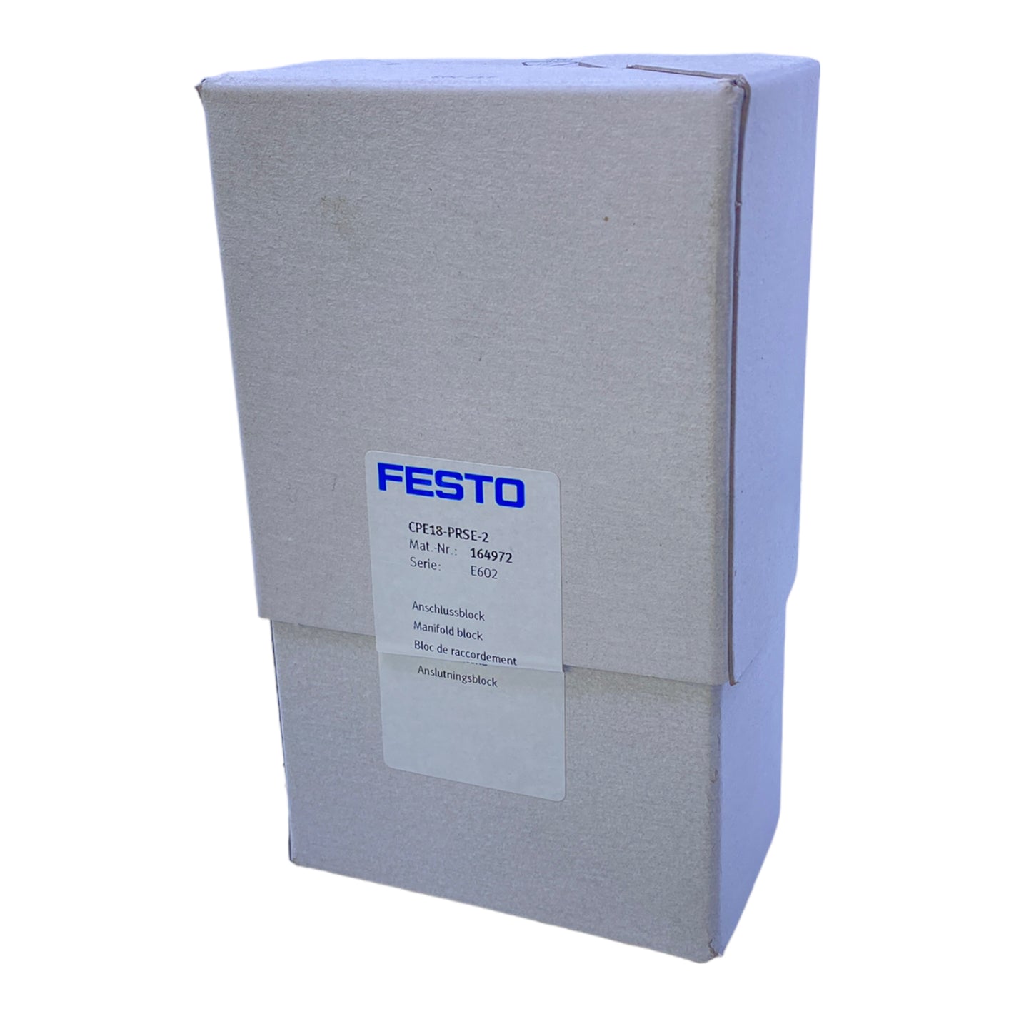 Festo CPE18-PRSE-2 connection block 164972 connection block 