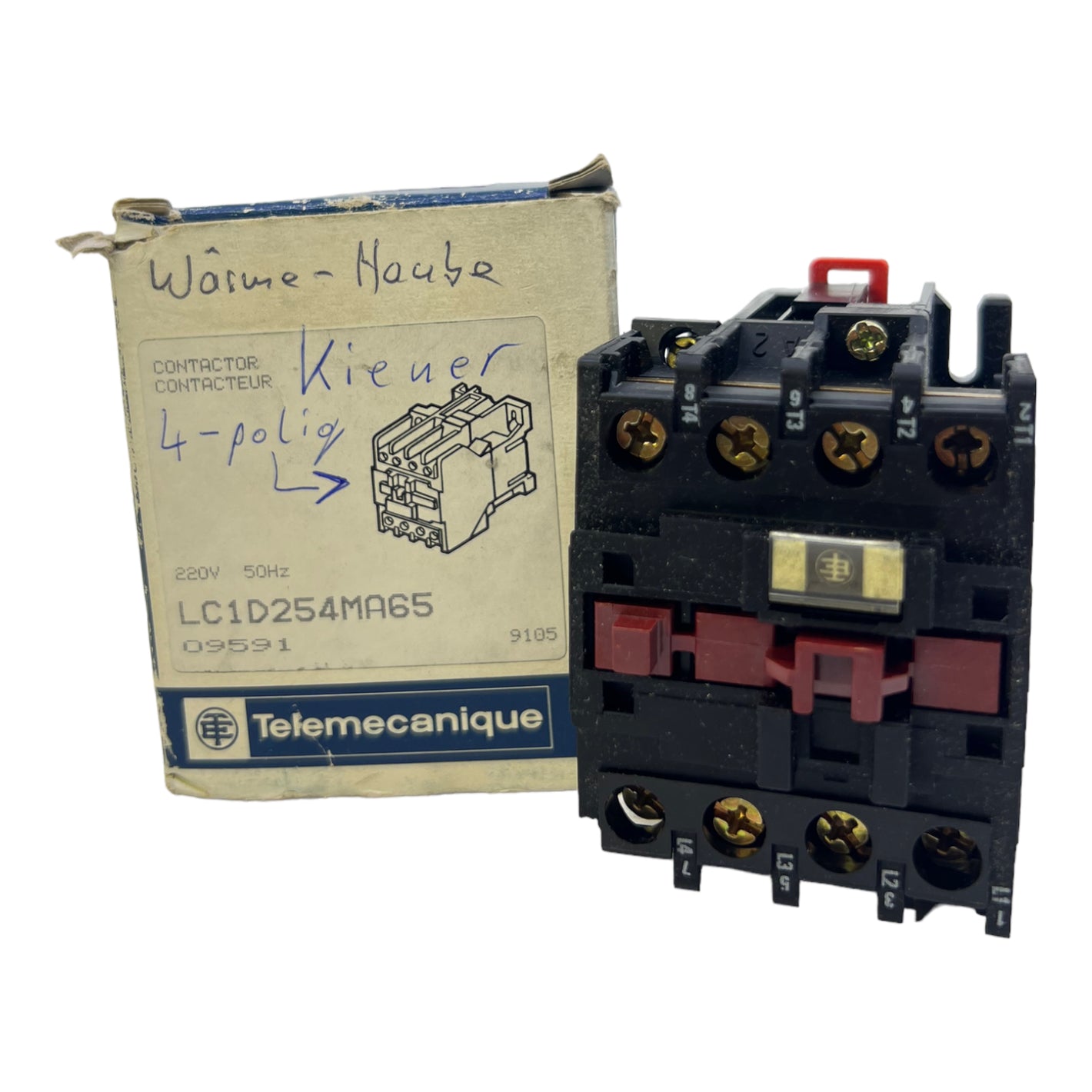 Telemecanique LC1D254MA65 Contactor 09591 220V 50Hz 