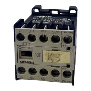 Siemens 3TF2010-0AP0 auxiliary contactor 3-pole AC-3 4kW 400V 230V AC 50Hz 277V 60Hz 