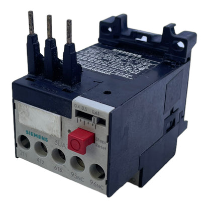 Siemens 3UA7021-0G overload relay 0.4...0.63A 1 NC + 1 NO AC 