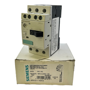 Siemens 3RV1011-1EA15 circuit breaker size S00 for motor protection 50/60Hz 