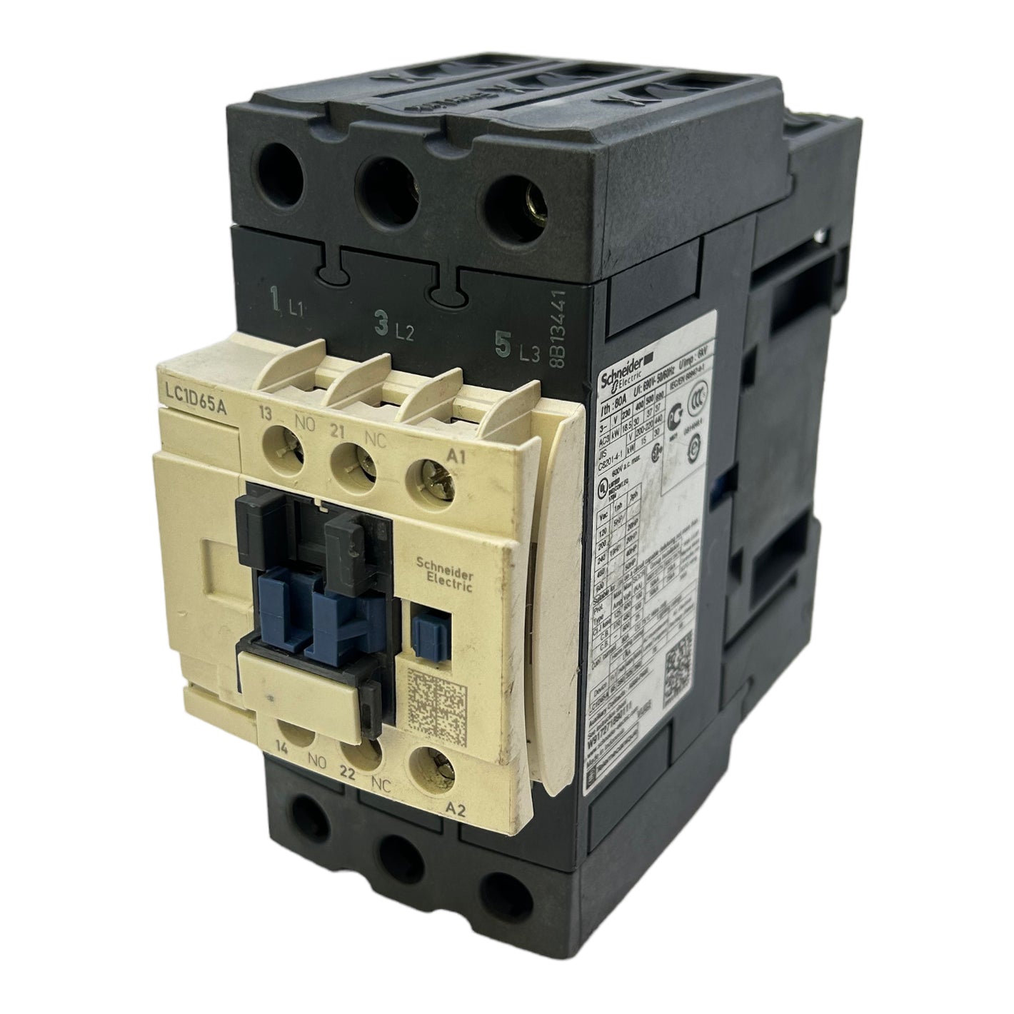 Telemecanique LC1D65A contactor 