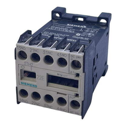 Siemens 3TH2022-0BB4 power contactor 24V DC 2NO+2NC 240V 10A 