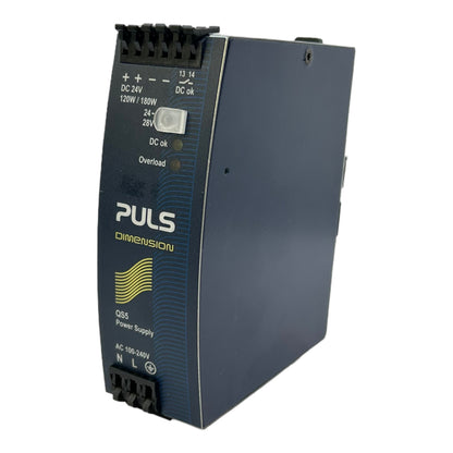 Puls QS5.241 power supply 50/60Hz 24-28V DC 5-4.5A 110-300V DC 1.2-0.45A 