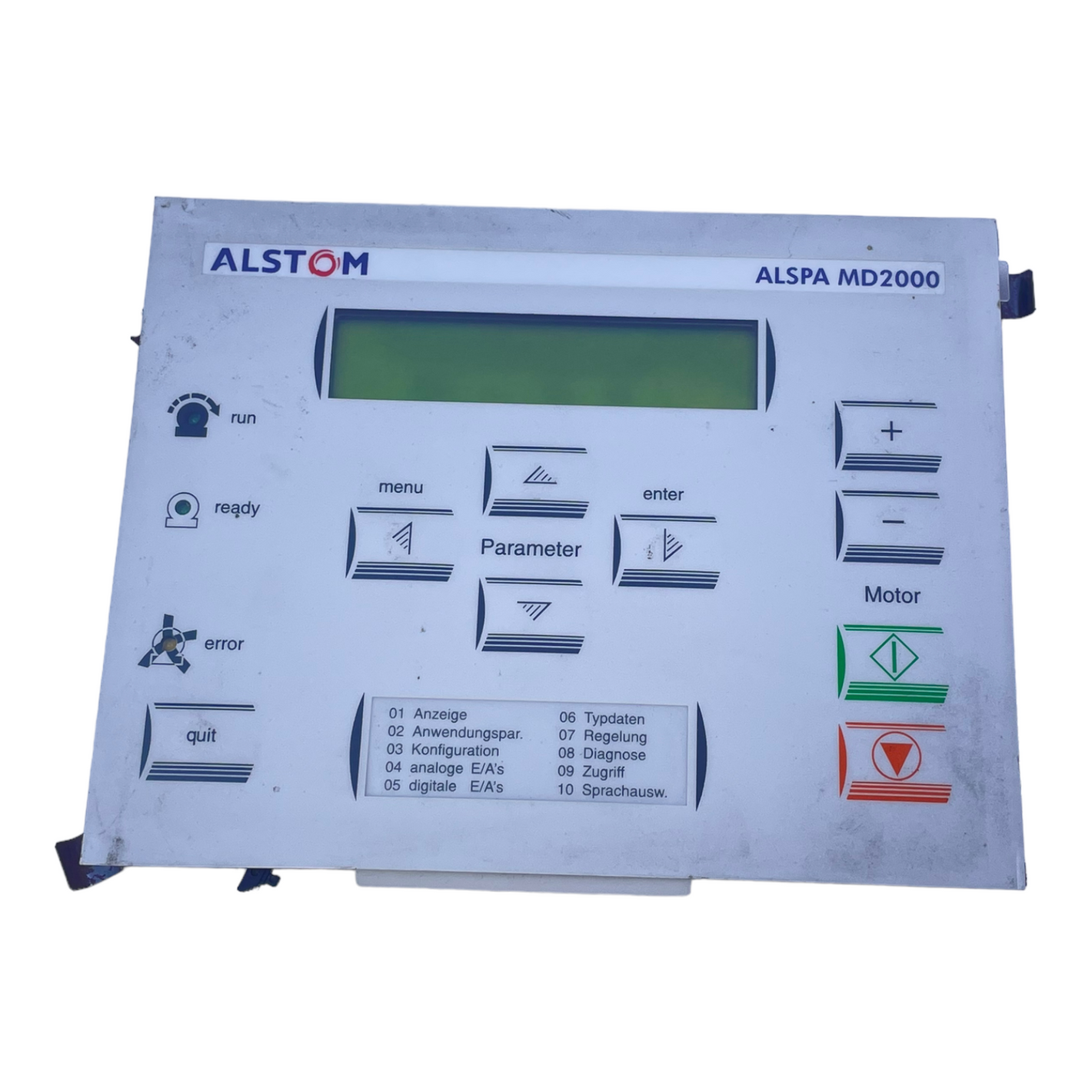 Alstom MD2000 control unit 029.144456/05 for industrial applications