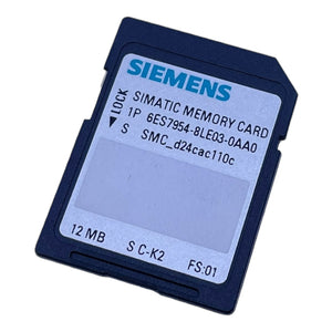 Siemens 6ES7954-8LE03-0AA0 memory card 12MB