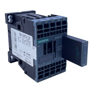 Siemens 3RT2017-2BB42 power contactor 24V DC 50/60Hz +3RT2916-1BB00 contactor