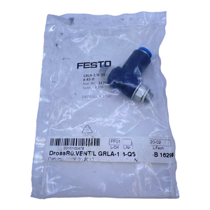 Festo GRLA-1/8-QS-8-RS-B throttle check valve 162966 check valve
