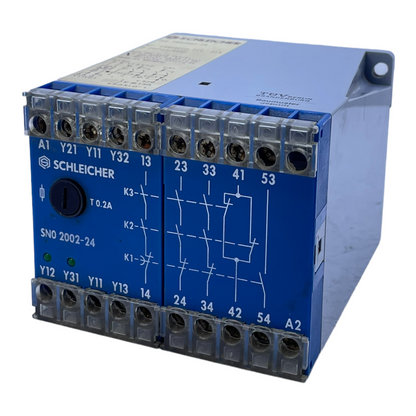 Schleicher SN02002-24 relay module for industrial use 24V 50/60Hz relay
