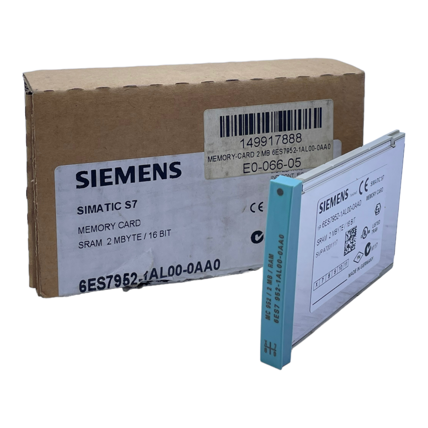 Siemens 6ES7952-1AL00-0AA0 SRAM memory card for industrial use 