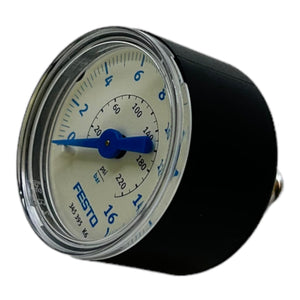 Festo MA-40-16-1/8 pressure gauge 345395 0 to 16bar G1/8 IP43 40Nm Festo pressure gauge 