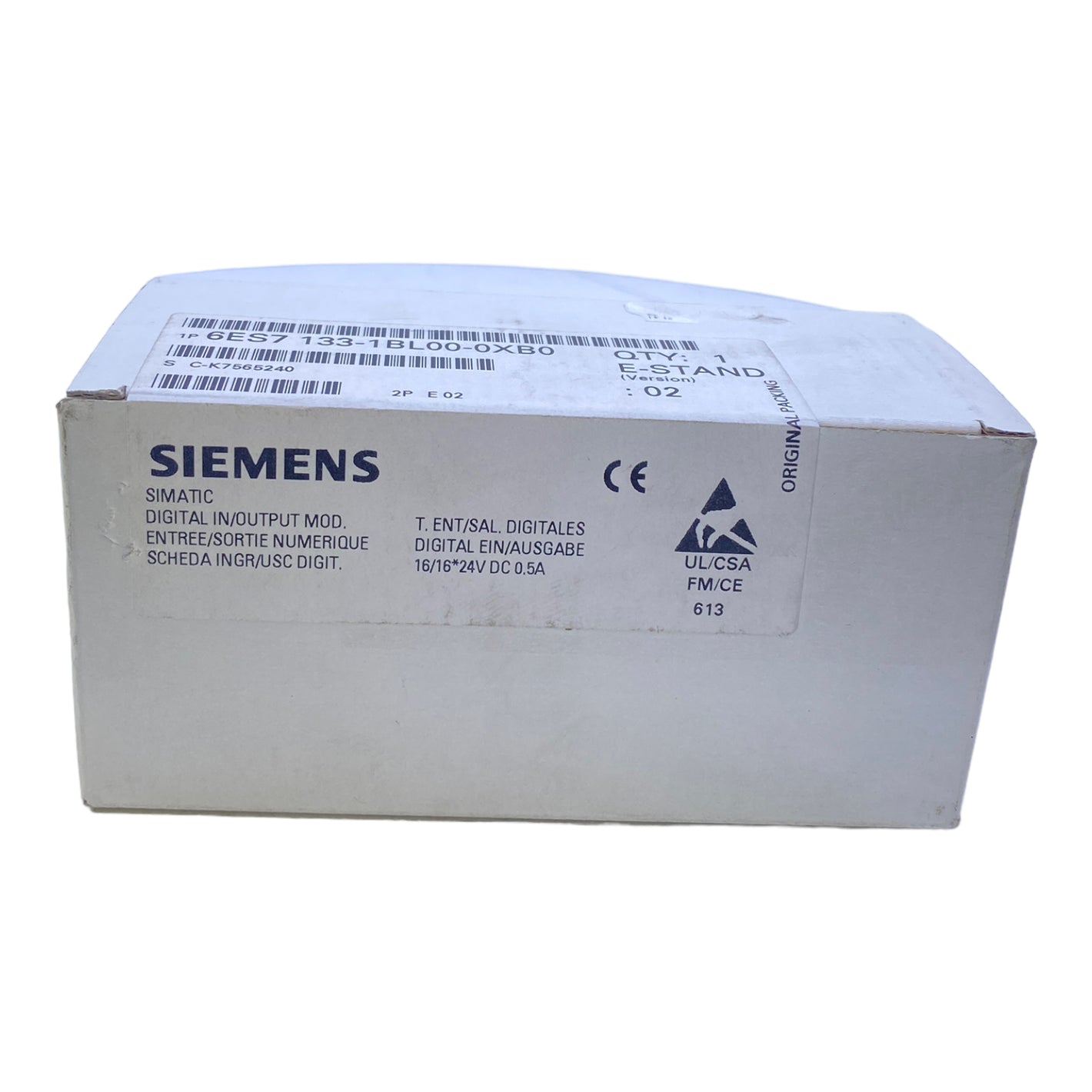 Siemens 6ES7133-1BL00-0XB0 electronics module 