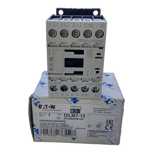 EATON DILM7-10 power contactor 199219 230V 50Hz 240V 60Hz 3kW 7A 