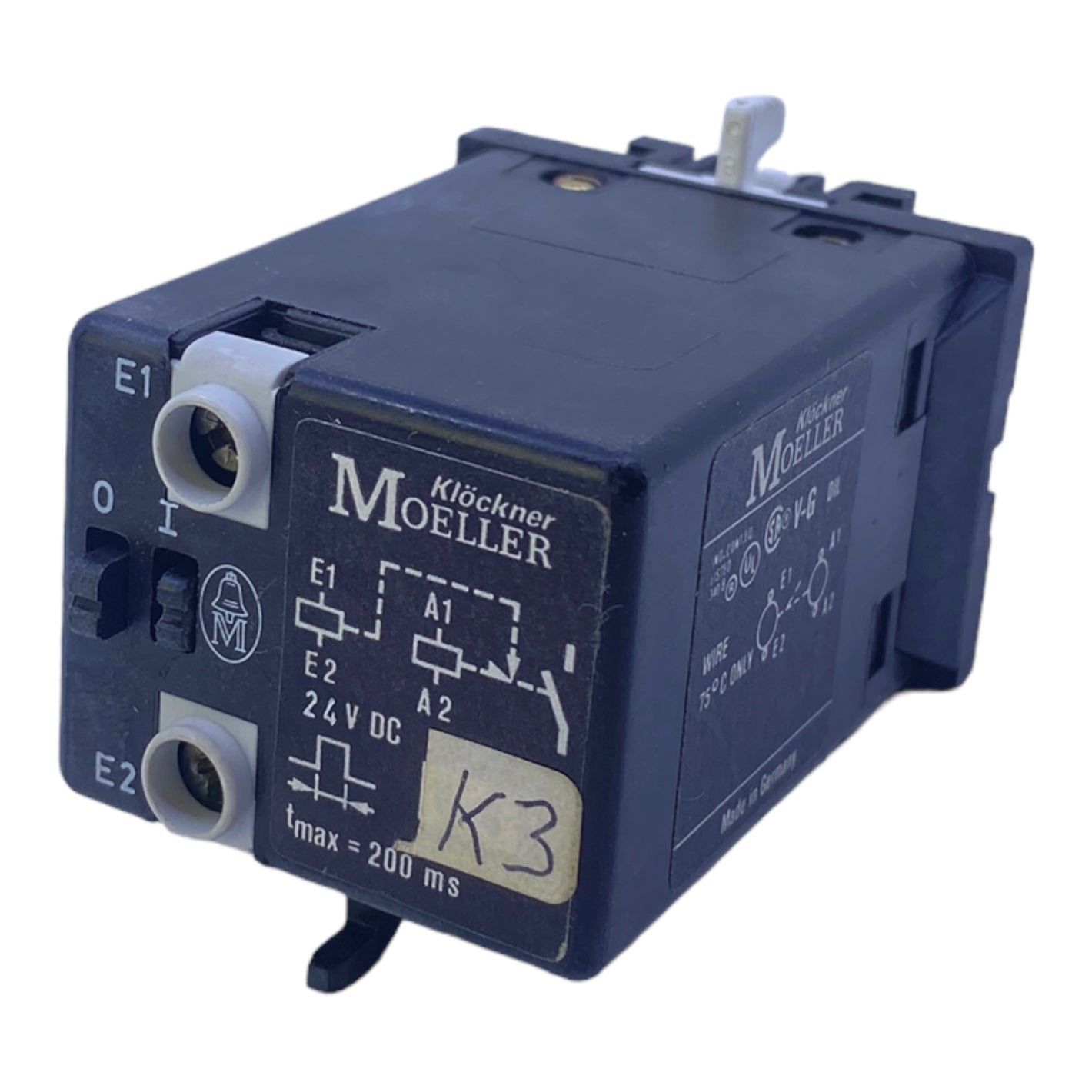 Klöckner Moeller VG DIL auxiliary contactor 24V DC 415V/450V 