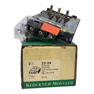 Klöckner Moeller Z2-24 fuse relay 16-24A VE:2pcs relay 