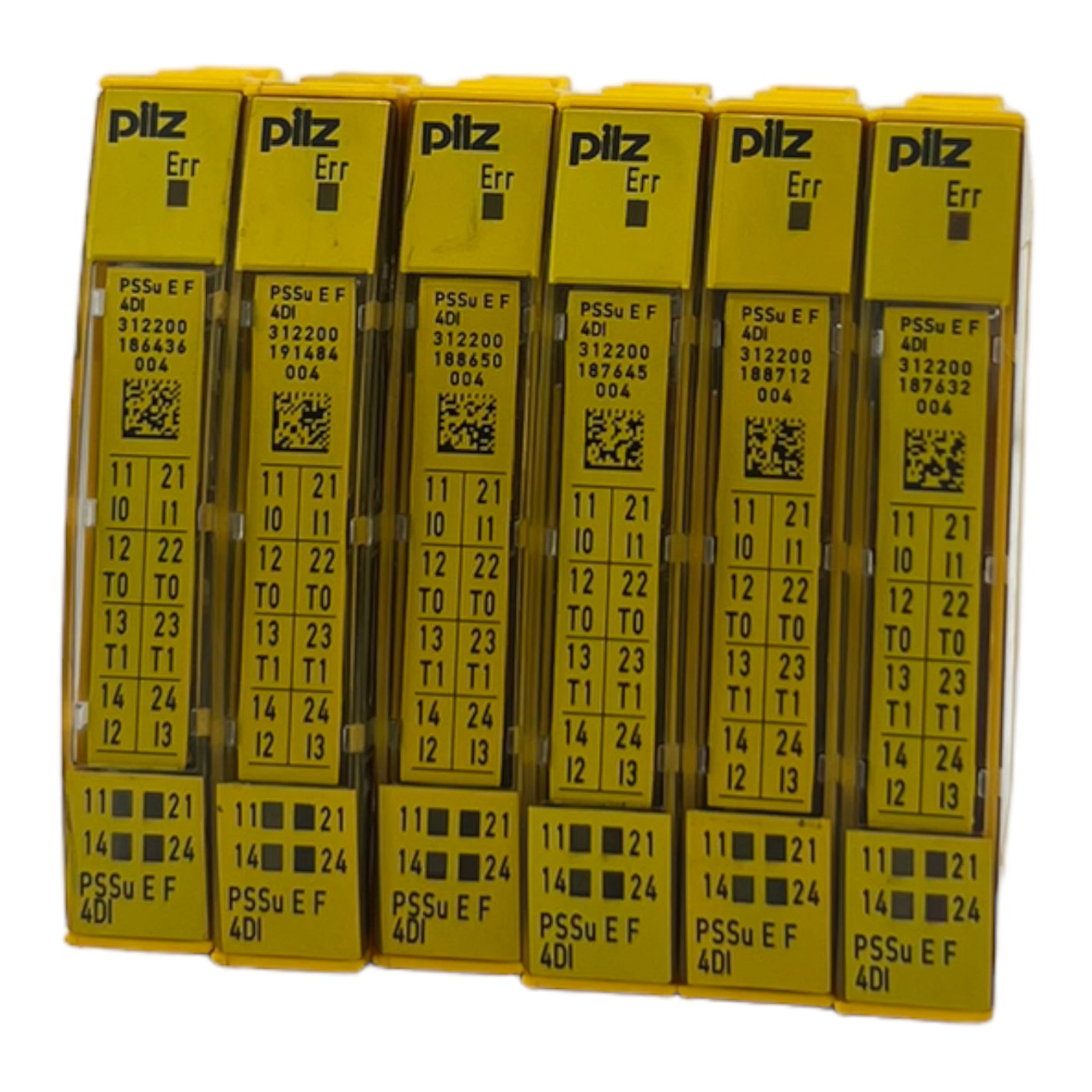 Pilz PSSuEF4DI electronic module 31220 24V DC 0.25A 24V DC 6mA module pack of 6 