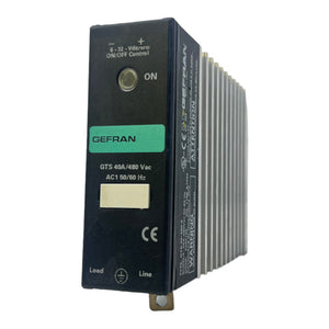 Gefran GTS40/480-0 solid state relay 480VAC 6-32VDC 40A 50/60Hz Temp.40°C 