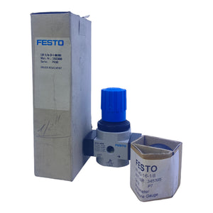 Festo LR-1/4-DI-MINI 192300 pressure regulator pneumatic valve with pressure gauge 