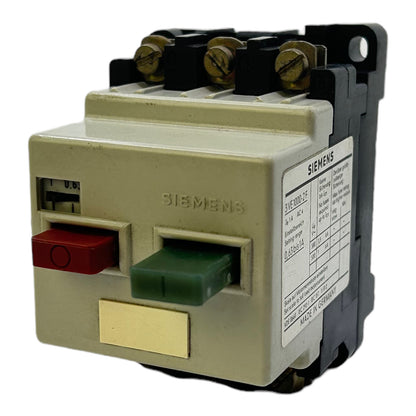 Siemens 3VE1000-2F motor protection switch 0.63-1A 380V, 1.5kA 500V, 1kA switch 