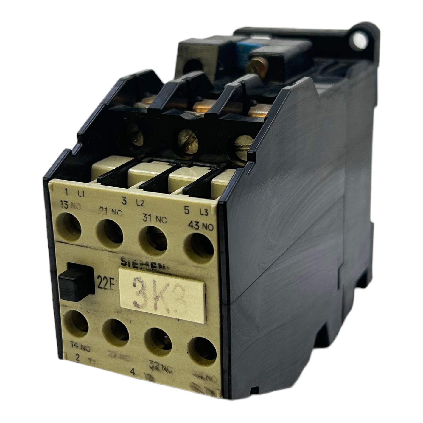 Siemens 3TB42 17-0A auxiliary contactor 220V at 50Hz 264V at 60Hz 2S+2Ö/2NC+2NO 