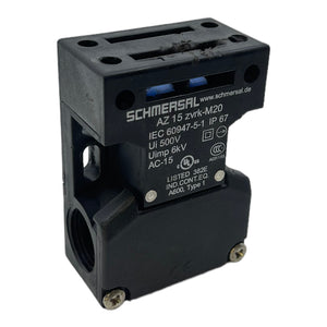 Schmersal AZ15ZVRK-M20 safety switch AC-15: 230 VAC 4 A DC-13: 24 VDC 4 A 