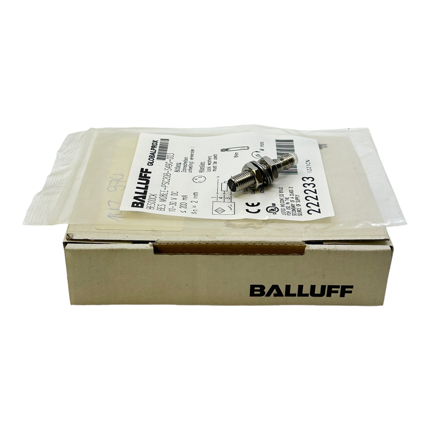 Balluff BES00CK Standard sensors Inductive 222233 M8x1 5000Hz 10...30VDC 3-pin 