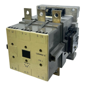 Siemens 3TB5617-0A power contactor 3-pole 220V/50Hz 264V/60Hz 400A 600V AC 