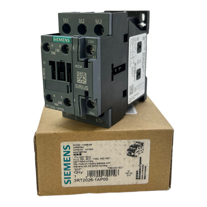 Siemens 3RT2026-1AP00 power contactor AC-3 25A at 230V (Ue) 11kW contactor 