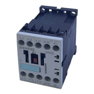 Siemens 3RT1016-1BB42 power contactor 3-pole 24V DC 9A 400V AC 4kW 