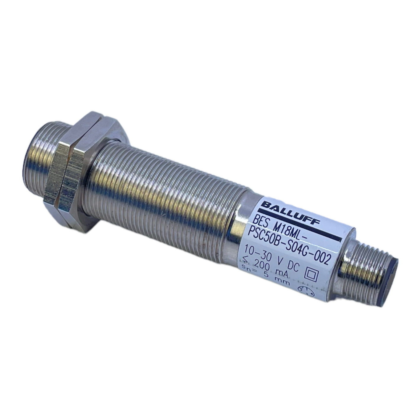 Baluff BES M18ML-PSC50B-504G-002 Inductive proximity sensor 10-30V DC 200mA 