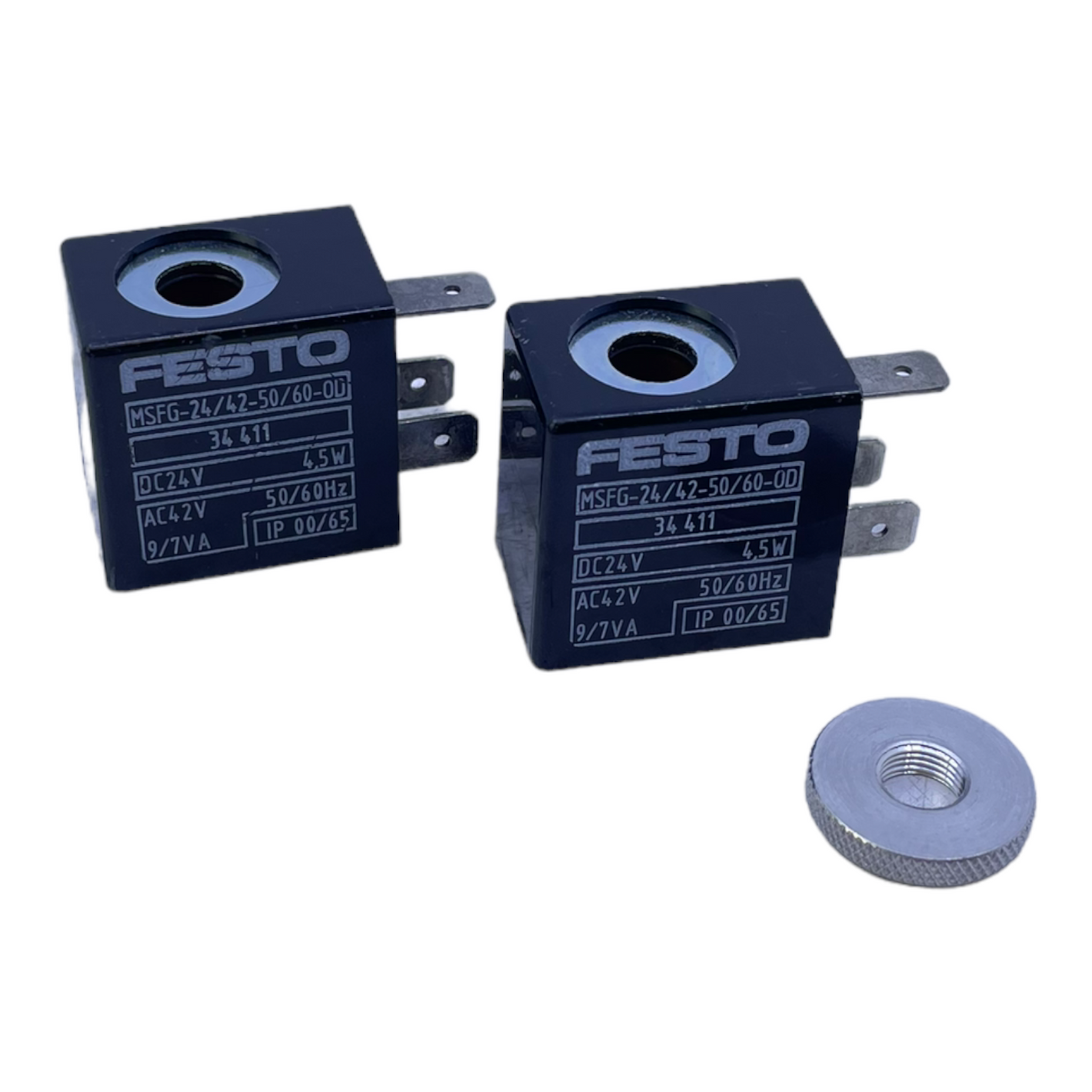 Festo MSFG-24/42-50/60-OD solenoid coil 34411 42 V AC: 50/60 Hz ± 10% IP65 PU:2 