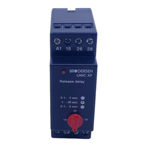 Brodersen Unic XF-D2 time relay 24V AC/DC 8A 240V AC 