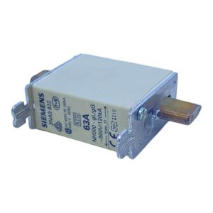 Siemens 3NA3822 fuse link 63A 500V AC 250V AC PU:2 