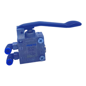 Festo TH-3-1/4-B 8983 lever valve 3/2 closed monostable -0.95 to 10 bar 