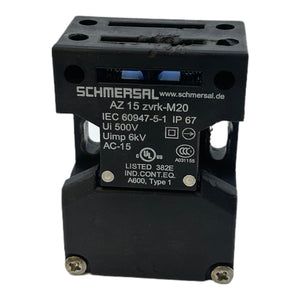 Schmersal AZ15ZVRK-M20 safety switch AC-15: 230 VAC 4 A DC-13: 24 VDC 4 A 