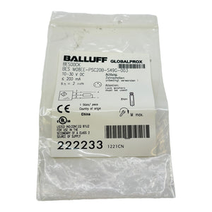 Balluff BES00CK Standardsensoren Induktive 222233 M8x1 5000Hz 10...30VDC 3-polig