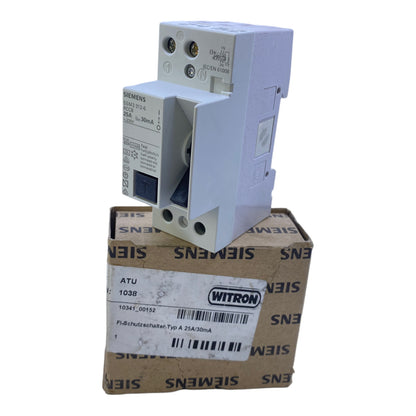 Siemens 5SM3312-6 circuit breaker 25A 30mA 230V 2-pole 