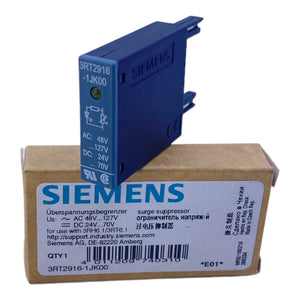 Siemens 3RT2916-1JK00 varistor overvoltage limiter 48-127VAC 50/60Hz 24-70VDC 