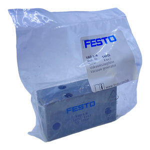 Festo VAD-1/8 pressure regulator 14015 1.5-10 bar 