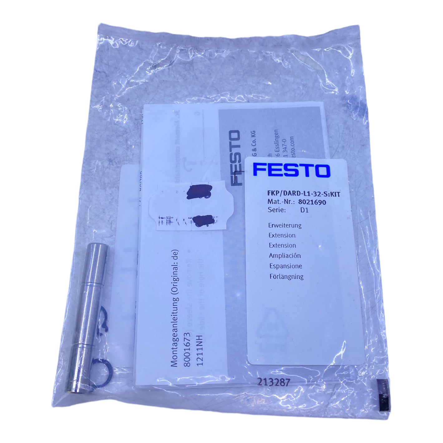 Festo FKP/DARD-L1-32-S:KIT extension 8021690 