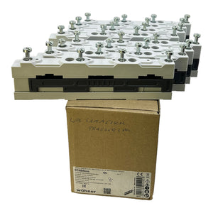 Wöhner 01495000 busbar support 800V AC 1500V DC 3-pole 8pcs 