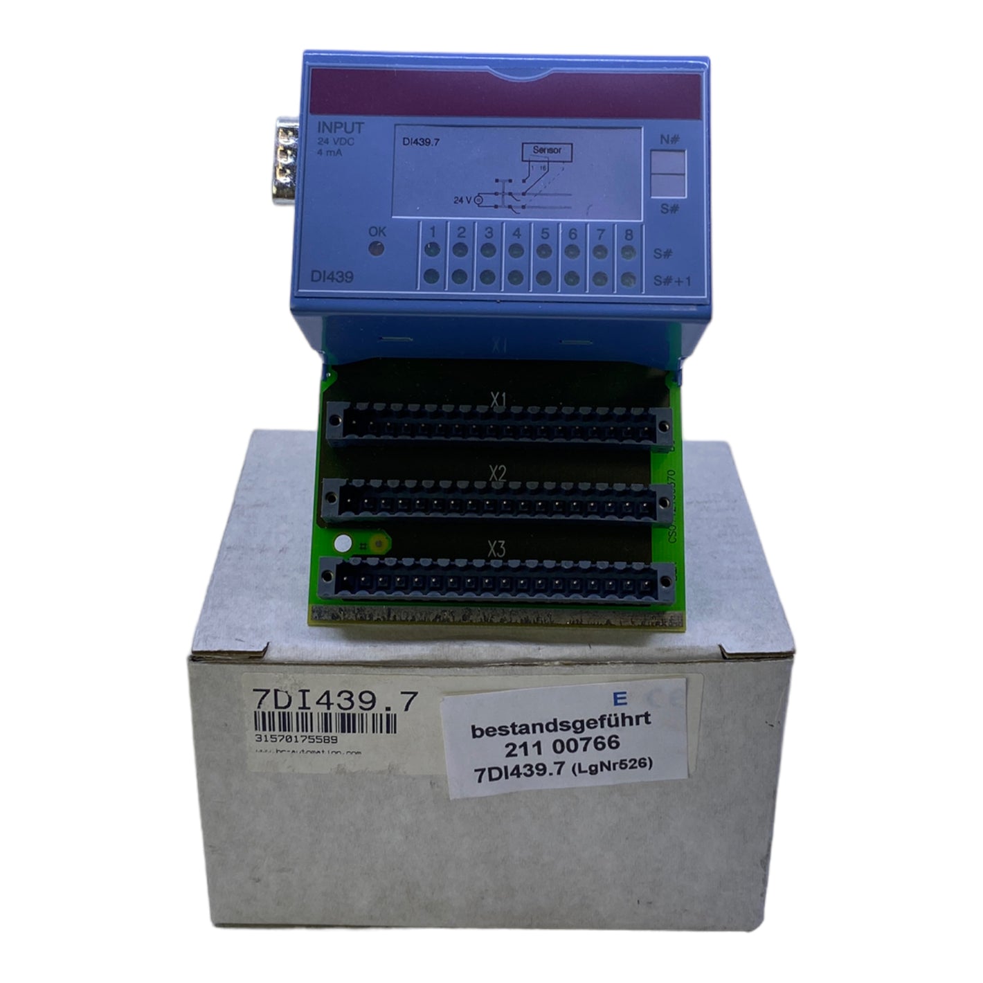 B&amp;R 7DI439.7 Digital input module 16 inputs 24V DC 1 ms Sink/Source 