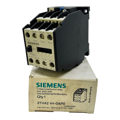 Siemens 3TH4244-0AP0 Auxiliary contactor AC 50-60Hz 230/220V Auxiliary contactor IP00 Siemens 