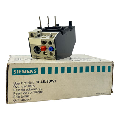 Siemens 3UA5000-0J overload relay 0.63-1A, 600VAC 